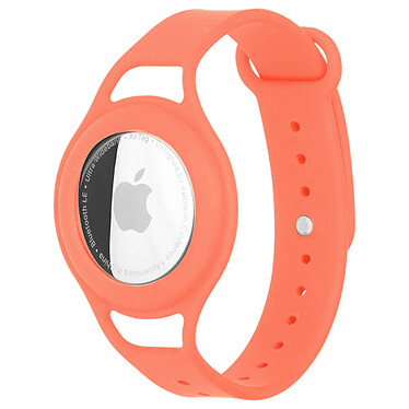 Case mate Bracelet pour AirTag Silicone Soft touch Special Enfant corail