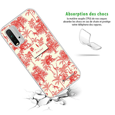 Avis LaCoqueFrançaise Coque Xiaomi Redmi 9T 360 intégrale transparente Motif Botanic Amour Tendance