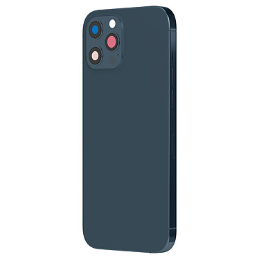 Clappio Châssis iPhone 12 Pro Max avec Vitre arrière de remplacement Bleu Roi