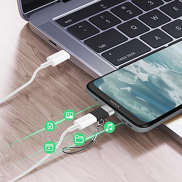 Avis XO Adaptateur micro-USB vers USB-C Charge et Synchronisation 2.4A  Ugreen Noir