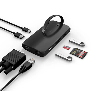 Satechi Multiports USB-C On-The-Go Noir pas cher