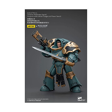 Acheter Warhammer The Horus Heresy - Figurine 1/18 Tartaros Terminator Squad Sergeant With Volkite Char