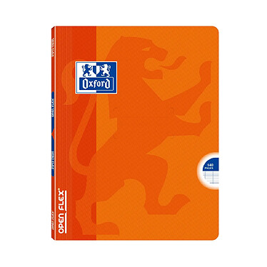 Avis Oxford Cahier OPENFLEX agrafé 17x22 cm 140 pages grands carreaux 90g coloris aléatoire