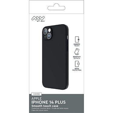 Acheter Myway Coque pour iPhone 14 Plus Smoothie en TPU Noir