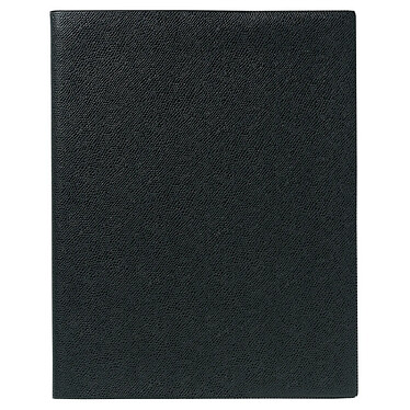 QUO VADIS Agenda NOTE 29 Spirale + Répertoire Couv Plast Grainée noir 21 x 29 cm