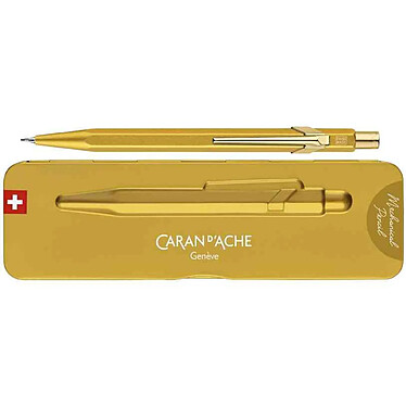 CARAN D'ACHE Porte-mines 844 Goldbare, 0,07 mm, or