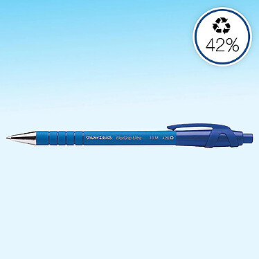 Avis PAPER MATE Stylo à bille FlexGrip Ultra, blister de 5, bleu