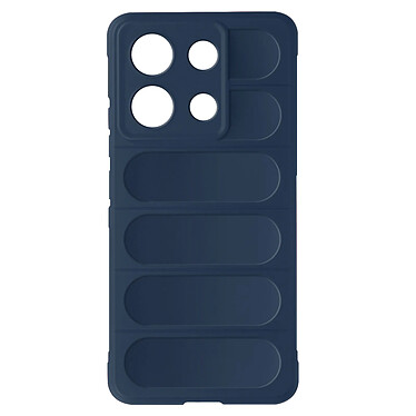 Avizar Coque pour Xiaomi Redmi Note 13 4G Antichoc Silicone Motif texturé 3D Bleu Nuit