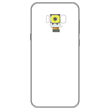 Clappio Caméra Arrière Samsung Galaxy S8 Module Appareil Photo Compatible + Nappe