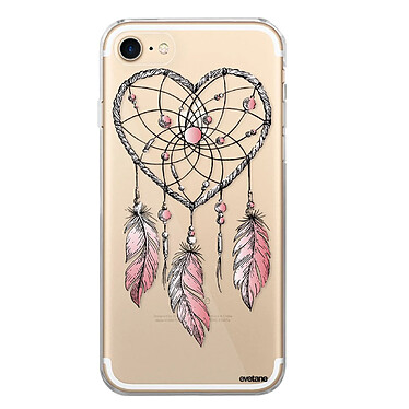 Avis Evetane Coque iPhone 7/8/ iPhone SE 2020/ 2022 silicone transparente Motif Attrape coeur ultra resistant