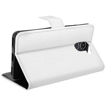 Avizar Etui Wileyfox Swift 2 X Housse Portefeuille Clapet Folio Blanc - Fonction Stand pas cher