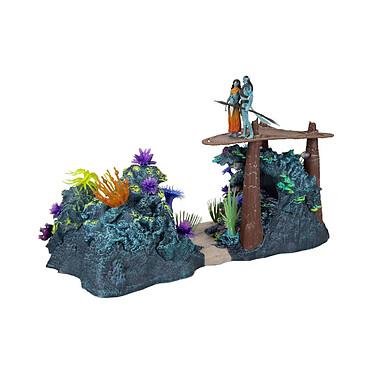 Avis Avatar : La Voie de l'eau - Figurines Metkayina Reef with Tonowari and Ronal