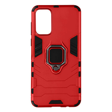 Avizar Coque pour Samsung Galaxy A73 5G Hybride Antichoc Bague Métallique Support  Rouge