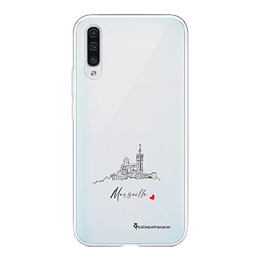 LaCoqueFrançaise Coque Samsung Galaxy A70 360 intégrale transparente Motif Marseille Notre Dame Tendance