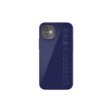 Superdry Coque pour Apple iPhone 12 Mini Collection "Snap Case Compostable" Bleu