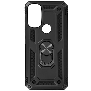 Avizar Coque pour Motorola Moto G71 5G Antichoc Bi-matière Bague Support Vidéo  noir