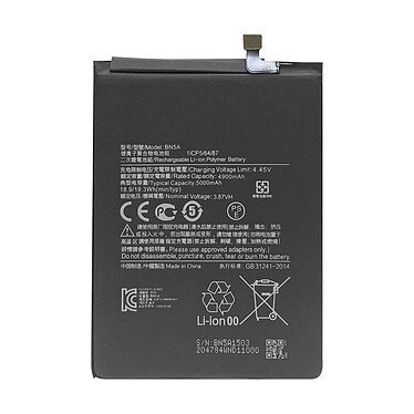 Clappio Batterie Interne pour Xiaomi Redmi 10, Note 10 5G et Poco M3 Pro 5G 5000 mAh 100% Compatible Remplace BN5A