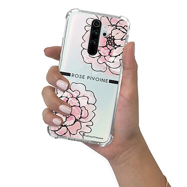 LaCoqueFrançaise Coque Xiaomi Redmi Note 8 Pro anti-choc souple angles renforcés transparente Motif Rose Pivoine pas cher