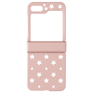 Avizar Coque pour Samsung Galaxy Z Flip 5 Rigide Motif Étoile  Rose