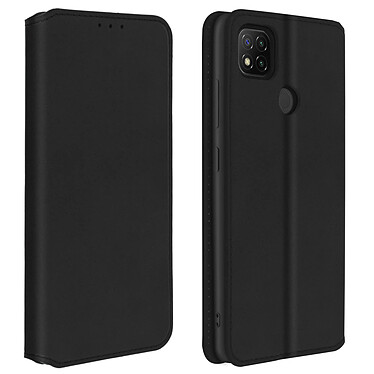 Avizar Housse Xiaomi Redmi 9C Étui Folio Portefeuille Fonction Support noir