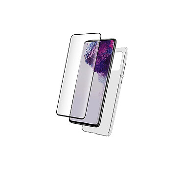 BigBen Connected Coque pour Samsung Galaxy S20 en TPU et Protection d'Écran en Verre Trempé Transparent