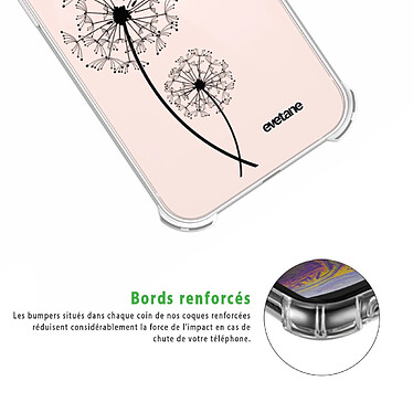 Acheter Evetane Coque iPhone 13 anti-choc souple angles renforcés transparente Motif Pissenlit