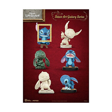 Lilo & Stitch - Pack 6 figurines Mini Egg Attack 8 cm Stitch Art Gallery Series