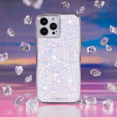 Avis Case Mate Twinkle Diamond Compatible avec le MagSafe pour iPhone 14 Pro