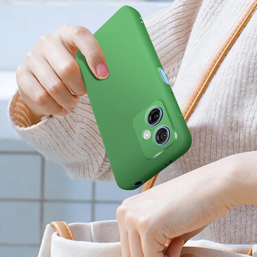 Avizar Coque pour Xiaomi Redmi Note 12 5G Silicone Semi-rigide Finition Soft-touch  Vert pas cher