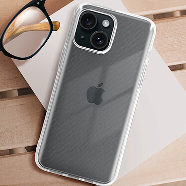 Avis Avizar Coque pour iPhone 15 Silicone Souple  Transparent