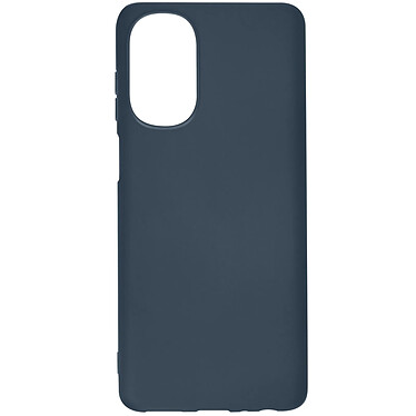 Avizar Coque pour Motorola Moto G62 5G Silicone Soft Touch Finition Mate Anti-trace  bleu nuit