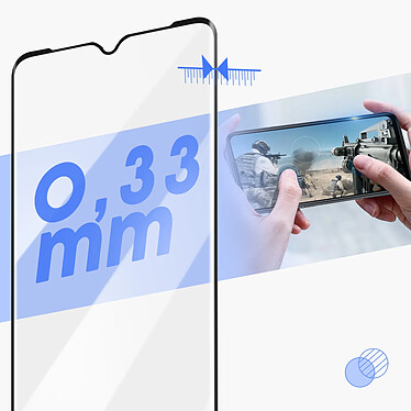 Avis Bigben Verre Trempé pour Xiaomi Redmi A3 Biseauté Dureté 9H avec Applicateur Transparent