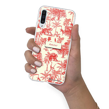 LaCoqueFrançaise Coque Samsung Galaxy A70 360 intégrale transparente Motif Botanic Amour Tendance pas cher