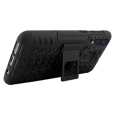 Avizar Coque Noir Hybride pour Samsung Galaxy A50 pas cher