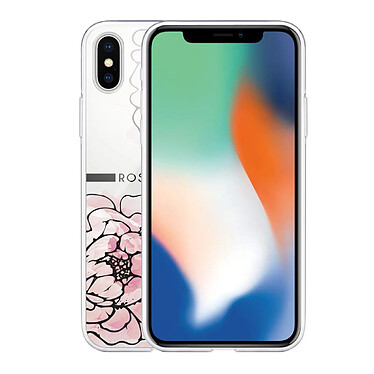 Avis LaCoqueFrançaise Coque iPhone X/Xs 360 intégrale Rose Pivoine Tendance