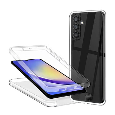 Avis Evetane Coque Samsung Galaxy A34 360° intégrale Protection avant et arrière silicone transparente Motif