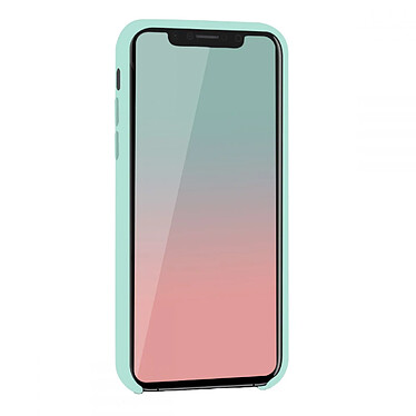 Acheter LaCoqueFrançaise Coque iPhone 11 Vert Pale Silicone Liquide toucher doux , Anti Chocs