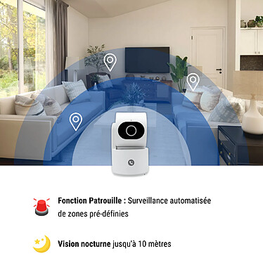 Konyks Camini Care 2 - Caméra de Surveillance intérieure WiFi pas cher