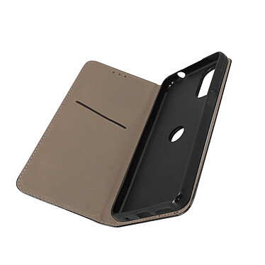 Avizar Housse pour Motorola Moto G22 Clapet Porte-carte Fonction Support Vidéo  noir