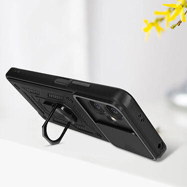 Avizar Coque pour Xiaomi Redmi Note 12 5G avec Cache caméra et Bague Support Vidéo  Noir pas cher