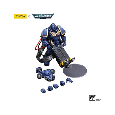 Warhammer 40k - Figurine 1/18 Ultramarines Desolation Marine with Castellan Launcher (Superkrak pas cher