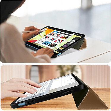 Acheter Avizar Housse pour iPad 10 2022 Clapet Magnétique Support Vidéo et Clavier  Rose Gold