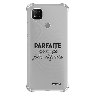 Evetane Coque Xiaomi Redmi 9C anti-choc souple angles renforcés transparente Motif Parfaite Avec De Jolis Défauts