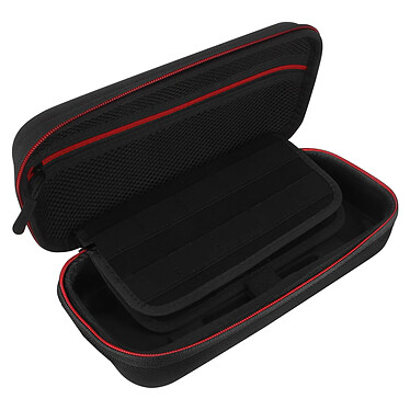 Avizar Pochette pour Nintendo Switch Polyester Rigide Multi-rangements Poignée Noir