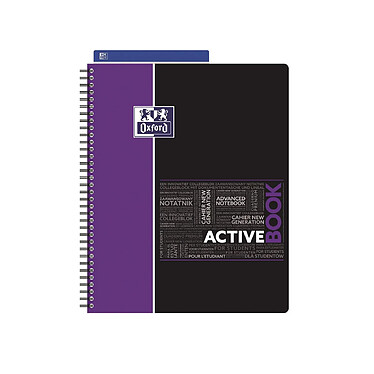 Acheter OXFORD Cahier Polypro ACTIVEBOOK + Intercalaire 160 P 90G 240x297 mm SEYES