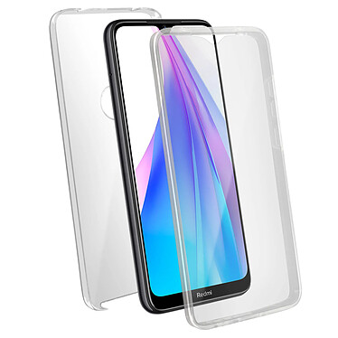 Avizar Coque Xiaomi Redmi Note 8T Arrière Rigide Intégral Avant Souple Transparent