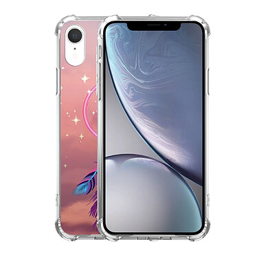 Avis Evetane Coque iPhone Xr anti-choc souple angles renforcés transparente Motif Attrape rêve rose