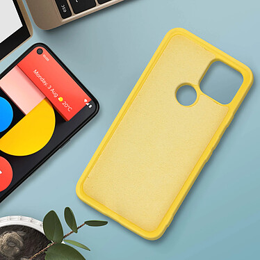 Acheter Avizar Coque Google Pixel 5 Silicone Semi-rigide Finition Soft Touch jaune