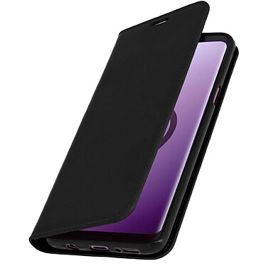 Avizar Etui Samsung Galaxy S9 Plus Housse Cuir Portefeuille Fonction Support - Noir