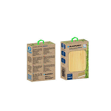 Acheter Blaupunkt - Batterie de secours en bambou 5.000mAh - BLP7620-193 - Blanc / Bois